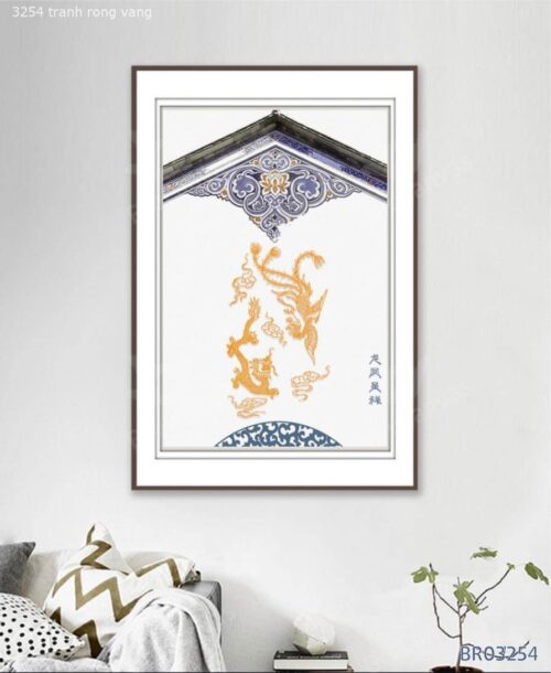 Tranh Treo Tường Rồng Vàng BRO3254