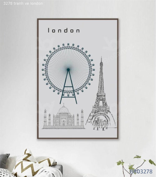 Tranh Vẽ LonDon BRO3278