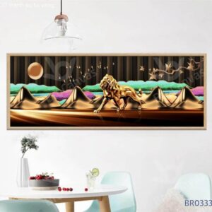 Tranh Sư Tử Vàng BRO3337