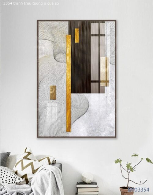 Tranh Trừu Tượng Ô Cửa Sổ BRO3354