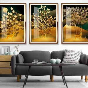 Tranh Canvas Lá Vàng Dưới Trăng BRO3465
