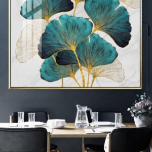 Tranh Lá Cây Xanh Ngọc Nghệ Thuật BRO3525