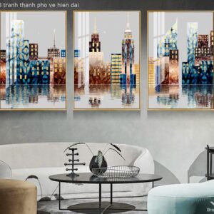 Tranh Thành Phố Vẽ Hiện Đại BRO3538