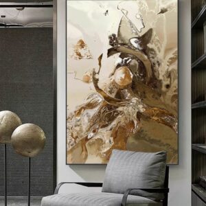 Tranh Treo Tường Treo Tường Thể Hiện Sự Tập Trung BRO6068