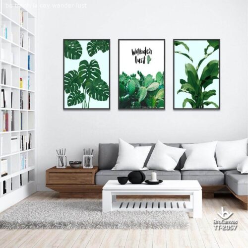 Bộ Tranh Lá Cây Wander Lust TT-2057
