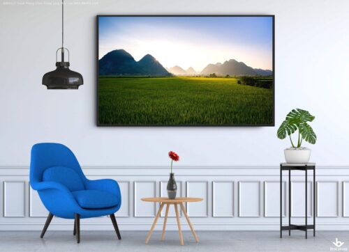 BRO4137 Tranh Phong Cảnh Thung Lũng Mẫu Sơn