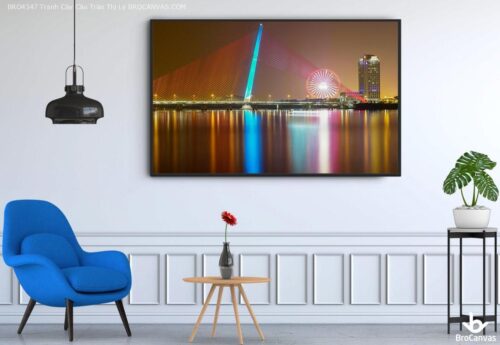 BRO4347 Tranh Cây Cầu Trần Thị Lý