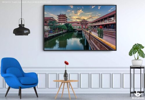 BRO4351 Tranh Con Kênh Phố Cổ