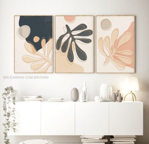 BRO5459 Tranh Canvas Những Chiếc Lá Rơi Nhẹ Trong Thu
