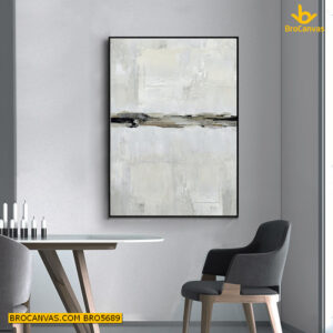 BRO5689 Tranh Trang Trí Trừu Tượng Minimalism Nhẹ Nhàng