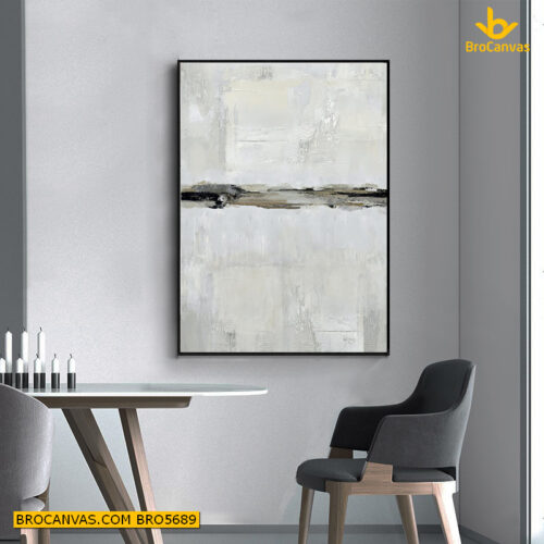 BRO5689 Tranh Trang Trí Trừu Tượng Minimalism Nhẹ Nhàng