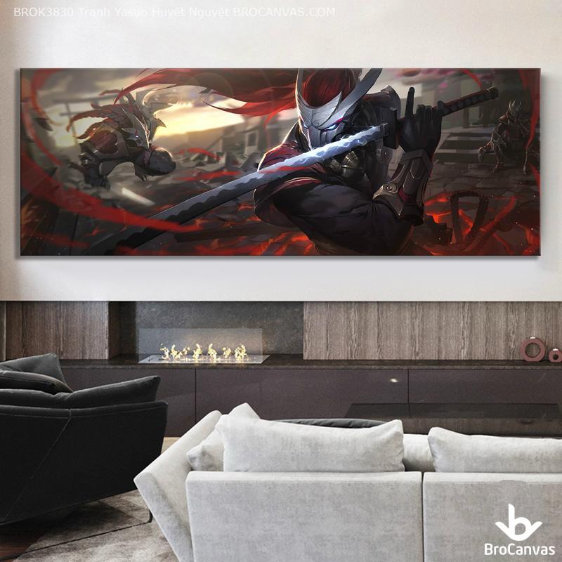 BROK3830 Tranh Yasuo Huyết Nguyệt