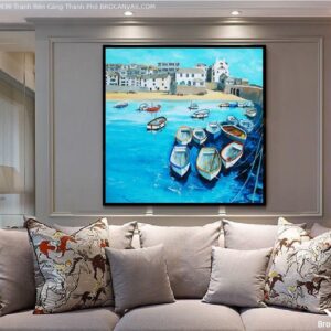 BROK3939 Tranh Bến Cảng Thành Phố