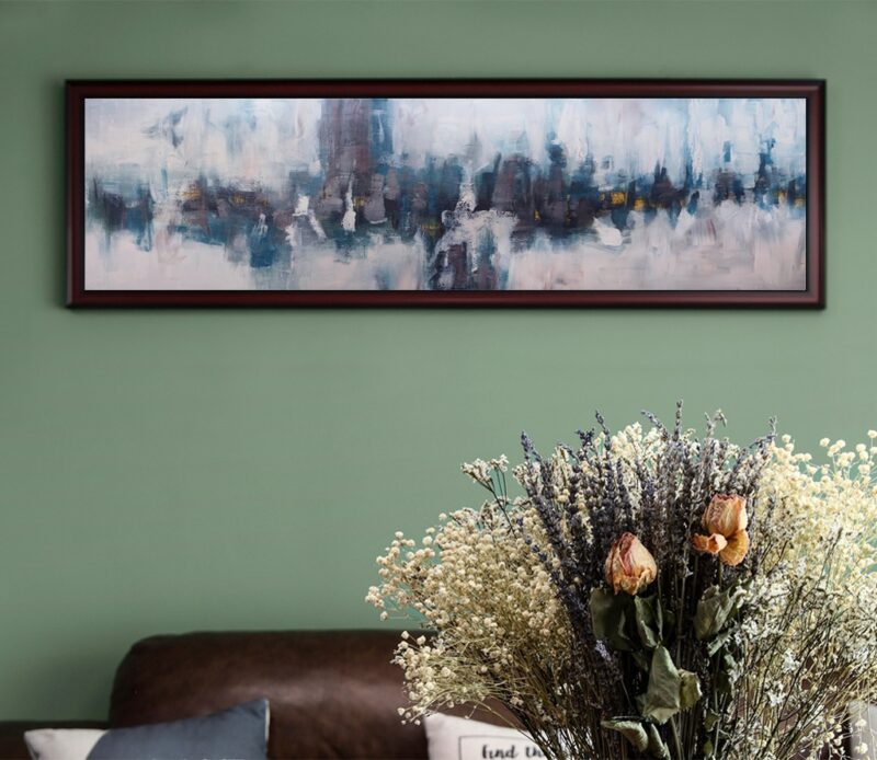 BROP4816 Tranh Trừu Tượng Canvas Xung Nhịp