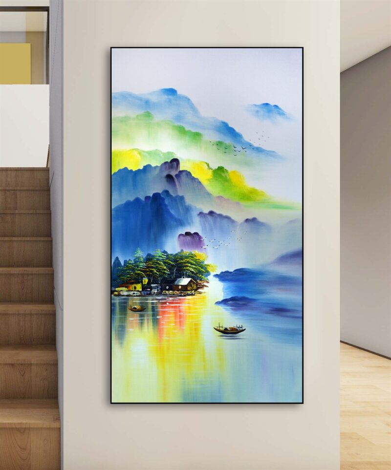 BROP6045 Tranh Sắc Màu Sông Núi