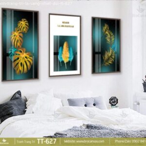 Tranh Trang Trí Lá Vàng Nhiệt Đới TT-627