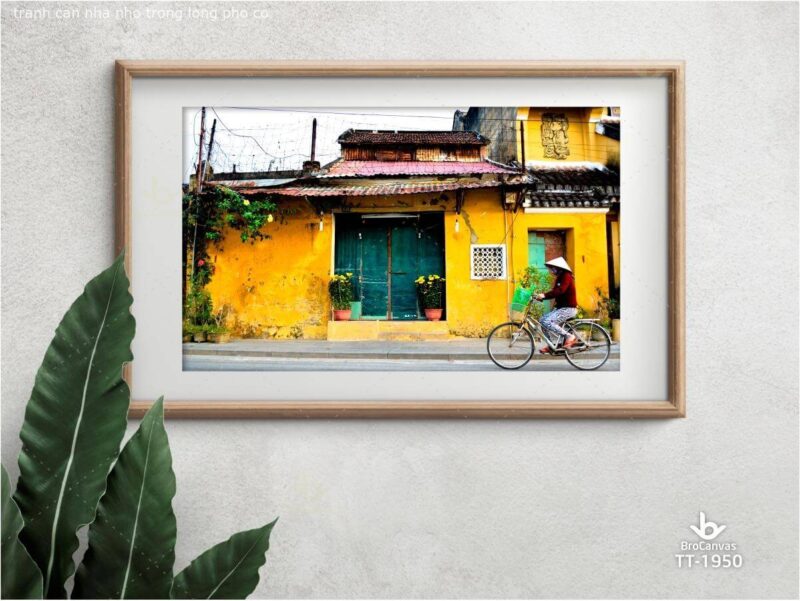 Tranh Căn Nhà Nhỏ Trong Lòng Phố Cổ TT-1950