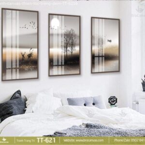 Tranh Canvas Phong Thủy Thiên Lộc Trong Đêm TT-621