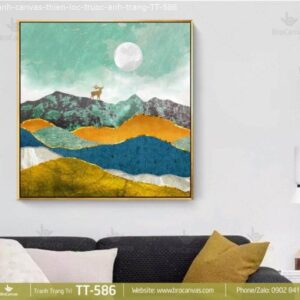 Tranh Canvas Thiên Lộc Trước Ánh Trăng TT-586 | Brocanvas.com