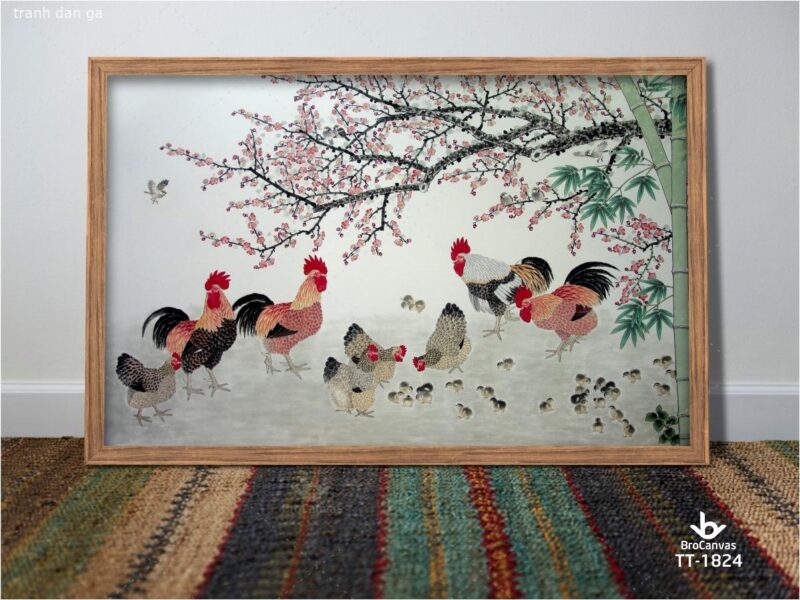 Tranh Đàn Gà TT-1824