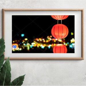 Tranh Đèn Lồng Đỏ Thắm TT-1954