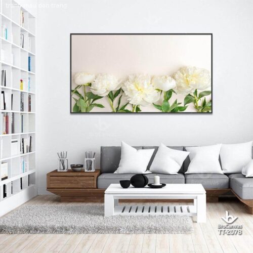 Tranh Mẫu Đơn Trắng TT-2078
