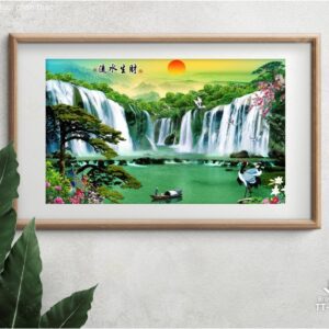 Tranh Ngay Dưới Chân Thác TT-1835