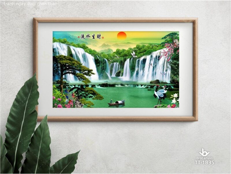 Tranh Ngay Dưới Chân Thác TT-1835
