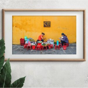 Tranh Quán Ăn Vỉa Hè TT-1958