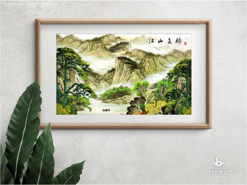 Tranh Sơn Thủy Thiên Sơn TT-1830