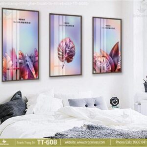 Tranh Trang Trí Nghệ Thuật Lá Nhiệt Đới TT-608