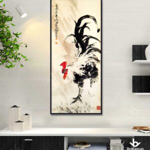 Tranh Gà Trống Đại Cát TT-2013