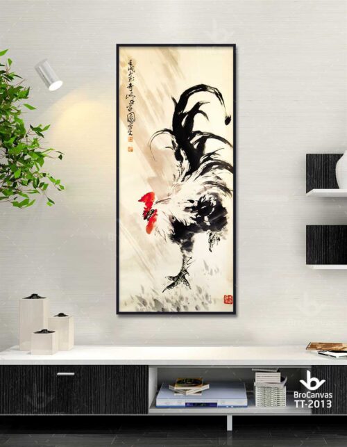 Tranh Gà Trống Đại Cát TT-2013