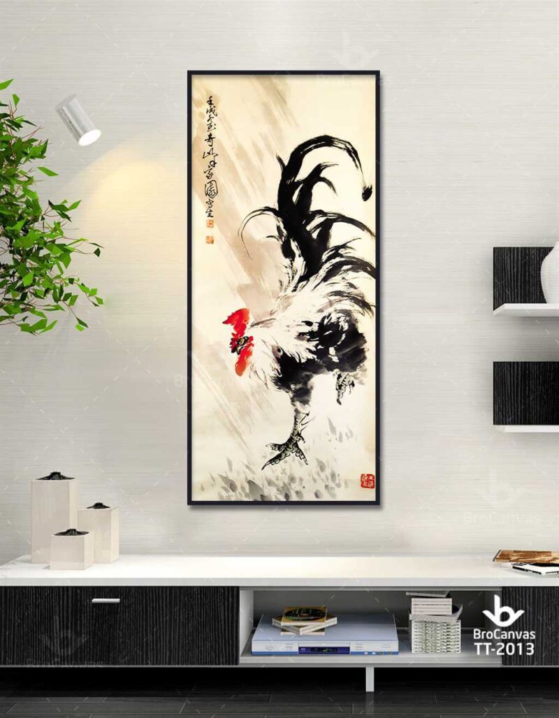 Tranh Gà Trống Đại Cát TT-2013